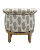 Treasure Trove Accents Swivel Accent Chair, Distressed