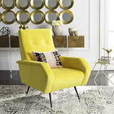 Safavieh Accent Chair, Normal, Yellow