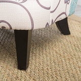 Christopher Knight Home Tafton Fabric Club Chair, White / Blue Floral