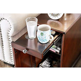 BOWERY HILL Storage End Table in Cherry