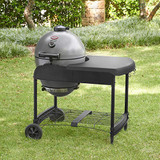 Char-Griller E6520 AKORN Kamado Cart Charcoal Grill, 22", Ash