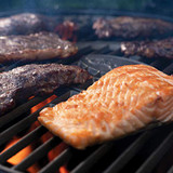 Char-Griller E6520 AKORN Kamado Cart Charcoal Grill, 22", Ash