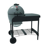 Char-Griller E6520 AKORN Kamado Cart Charcoal Grill, 22", Ash