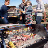 Z GRILLS Wood Pellet Grills Smoker with Newest 8- in -1 Digital Controls Outdoor BBQ Smoke BBQ Grill, 450 Square Inches-ZPG-450A