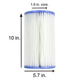 Intex Pool Easy Set Type B Replacement Filter Pump Cartridge (12 Pack) | 29005E