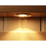 3-Person Hemlock Corner Infrared Sauna w/ 7 Carbon Heaters