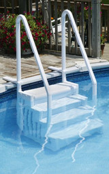 Above Ground Swimming Pool Step to Deck