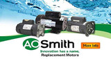 A.O. Smith B2852 3/4 HP, 3450 RPM, 1 Speed, 230/115 Volts, 5.4/10.8 Amps, 1.25 Service Factor, 56Y Frame, PSC, ODP Enclosure Square Flange Pool Motor