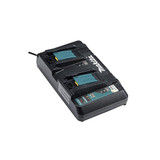Makita BL1850B2DC2 5.0 Ah 18V LXT Lithium-Ion Battery and Dual Port Charger Starter Pack