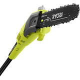 RYOBI RY40560 10 in. 40-Volt Lithium-Ion Cordless Battery Pole Saw 2.0 Ah Battery and Charger Included