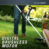 Greenworks 80V Cordless String Trimmer (Attachment Capable), 2.0Ah Battery & Charger Included GST80320