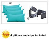 Rattaner 10 Piece Patio Sectional Furniture Set Outdoor PE Wicker Rattan Conversation Sofa with Turquopise Cushion