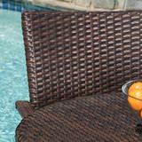 Christopher Knight Home Lancaster Outdoor 7-Piece Wicker Dining Set with Cushions