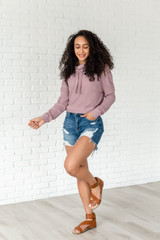 Old Sport Waffle Knit Pullover