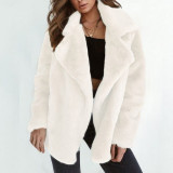 Women Faux Fur Coat Fashion Winter