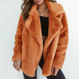Women Faux Fur Coat Fashion Winter