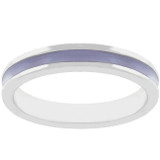 Lavender Enamel Eternity Ring