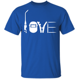 Welder love t-shirt