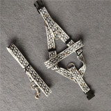 Dior dog harness collar leash set 259#