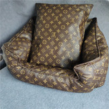 lv dog bed brown 412#