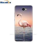 Case For Huawei Y7 2017 Case DUB-LX1 Silicone TPU Phone Cover For huawei y7 2019 Coqa y7 Print Painted Cat Flower Shells Bags