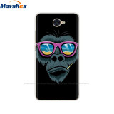Case For Huawei Y7 2017 Case DUB-LX1 Silicone TPU Phone Cover For huawei y7 2019 Coqa y7 Print Painted Cat Flower Shells Bags