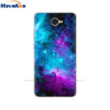 Case For Huawei Y7 2017 Case DUB-LX1 Silicone TPU Phone Cover For huawei y7 2019 Coqa y7 Print Painted Cat Flower Shells Bags