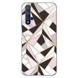 For Huawei Nova5T Case Huawei Nova 5T Case marble flower Silicone Soft Clear Cover Phone Case For Huawei Nova 5T 5 T Nova5T Case