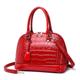 Women Luxury Alma Crocodile Bag Top Handle Handbag