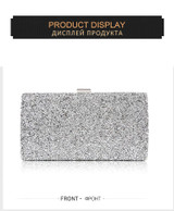 Women Evening Clutch Bag Diamond Sequin Wedding Clutch Purse and Handbag