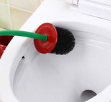 Creative Lovely Cherry Shape Lavatory Toilet Brush & Holder Set (Red)