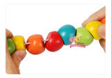 Colorful Wooden Worm Puzzles