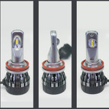 Car Headlight-MX15 H8 Car LED Headlight Driving Light Bulbs Hi/Lo Beam White 6000K