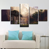 Star Wars Robot Dog AT-AT Wall Art Canvas Print Decoration