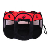 Pet Folding Crate Oxford Cloth Fence Dog Cat Kennel Playpens Puppy Exercise Cage