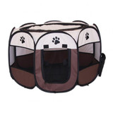 Pet Folding Crate Oxford Cloth Fence Dog Cat Kennel Playpens Puppy Exercise Cage