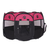 Pet Folding Crate Oxford Cloth Fence Dog Cat Kennel Playpens Puppy Exercise Cage