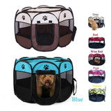 Pet Folding Crate Oxford Cloth Fence Dog Cat Kennel Playpens Puppy Exercise Cage
