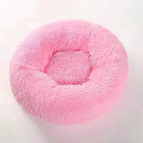40cm Dog Long Plush Dounts Beds Calming Bed Hondenmand Pet Kennel Super Soft Fluffy Comfortable for Large Dog / Cat House
