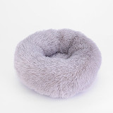 40cm Dog Long Plush Dounts Beds Calming Bed Hondenmand Pet Kennel Super Soft Fluffy Comfortable for Large Dog / Cat House