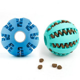 New Pet Dog Toys Toy Funny Interactive Elasticity Ball Dog Chew Toy For Dog Tooth Clean Ball Of Food Extra-tough Rubber Ball
