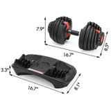 2020 LATEST SELECTTECH 552 ADJUSTABLE DUMBBELLS (PAIR) AND ADJUSTABLE BENCH