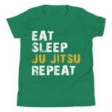 Eat, Sleep, Jiu Jitsu, Repeat - Youth Short Sleeve T-Shirt