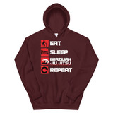 Eat, Sleep, Jiu Jitsu, Repeat - Unisex Hoodie