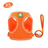 Dog Harness Vest Adjustable Soft Breathable Dog Harness Nylon Mesh Vest Harness Dogs Puppy Collar Cat Pet Dog Chest Strap