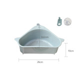 Multifunctional Corner Sink Drain Rack Shelf Suction Cup Sink Drain Basket Bowl Sponge Holder Kitchen Bathroom Storage Organizer