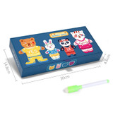 JOH Magnetic Animal Cross-dressing Show Toys