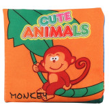 JOH Montessori Animal Fabric Book Ratteles Toys