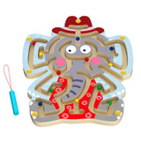 JOH Montessori Wooden Magnetic Maze Puzzle Beads for Kids