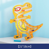 JOH Montessori Wooden Magnetic Maze Puzzle Beads for Kids
